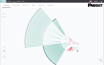 IntraVUE network visualization software running on Windows.